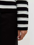 Striped Dropped Shoulder Long Sleeve Cardigan - Trendsi - Flyclothing LLC