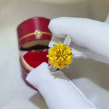 5 Carat Moissanite 925 Sterling Silver Ring - Trendsi - Flyclothing LLC