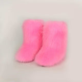 Thermal Fuzzy Platform Boots - Trendsi - Flyclothing LLC