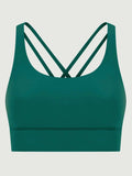 Crisscross Scoop Neck Active Tank - Trendsi - Flyclothing LLC