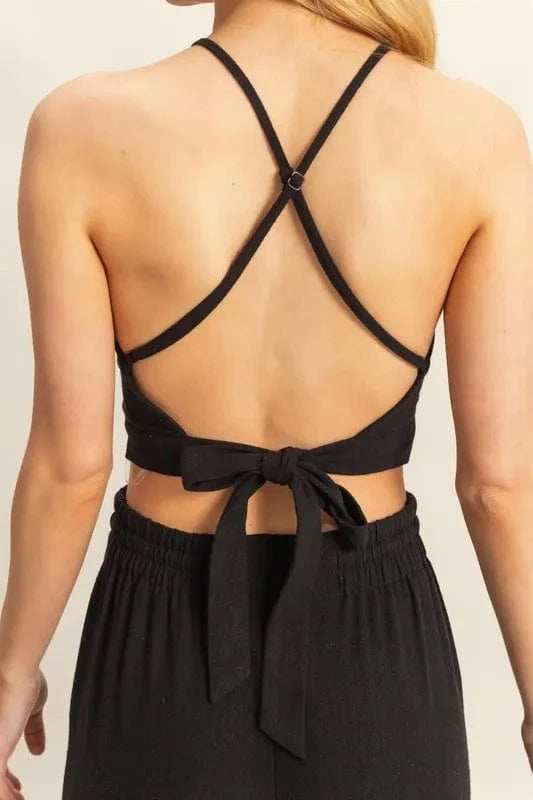 HYFVE Crop Top and Cargo Pants Set - Trendsi - Flyclothing LLC