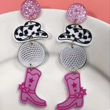 Cowgirl Boots Dangle Earrings - Trendsi - Flyclothing LLC
