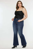 Kancan Full Size Mid Rise Slim Flare Jeans - Trendsi - Flyclothing LLC