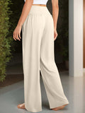 Pocketed High Waist Wide Leg Pants - Trendsi - Flyclothing LLC