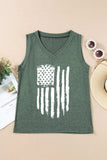 US Flag V-Neck Tank - Trendsi - Flyclothing LLC