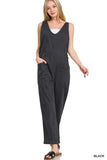 Zenana Casual Adjustable Strap Baggy Jumpsuit with Pocket - Trendsi - Flyclothing LLC