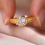 1.2 Carat Moissanite 925 Sterling Silver Ring - Trendsi - Flyclothing LLC