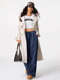 Casual Corduroy Wide Leg Pants - Trendsi - Flyclothing LLC