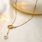 Pearl Pendant Necklace - Trendsi - Flyclothing LLC