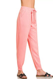 Zenana Drawstring Scuba Joggers with Pockets - Trendsi - Flyclothing LLC