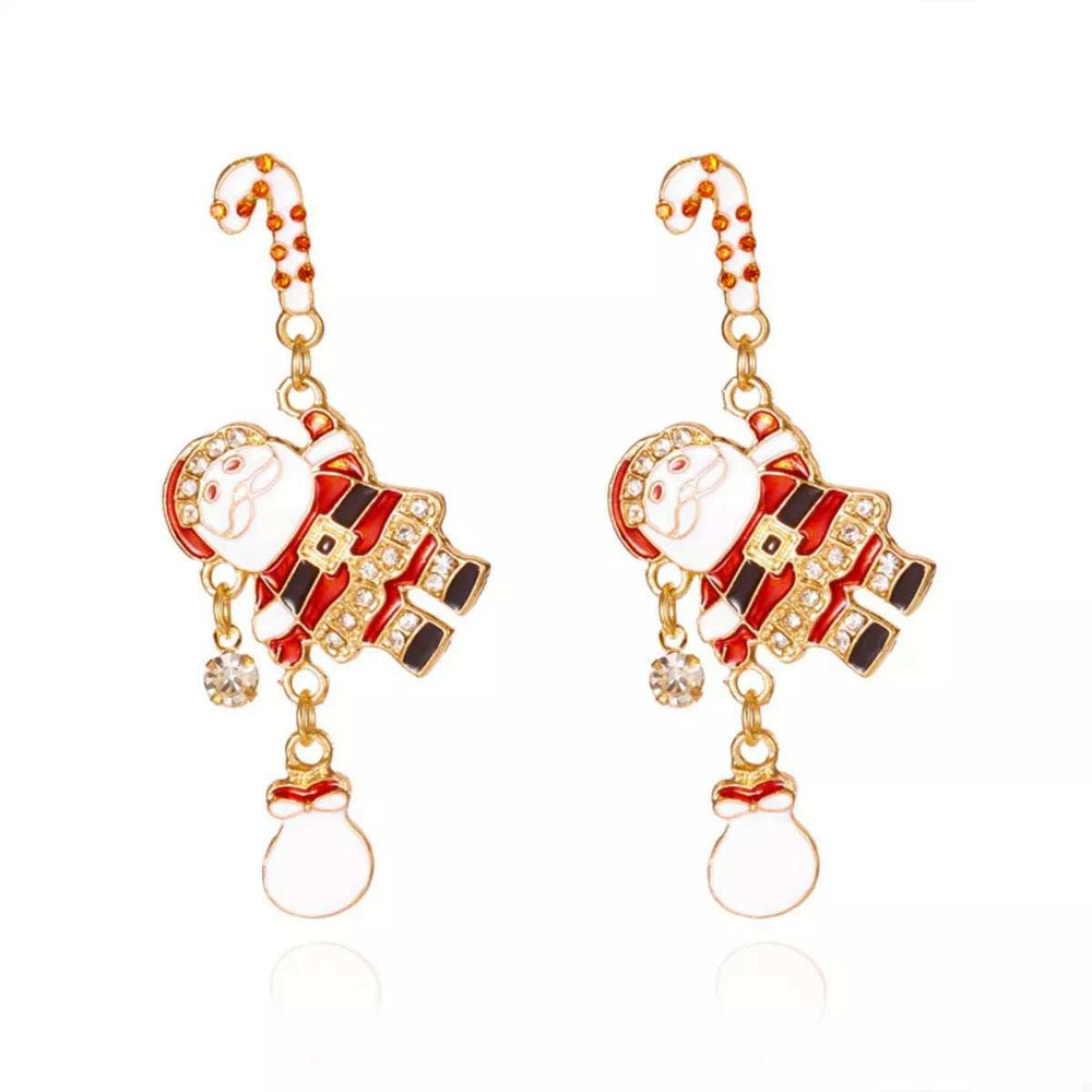 Christmas Santa Drop Earrings - Trendsi - Flyclothing LLC