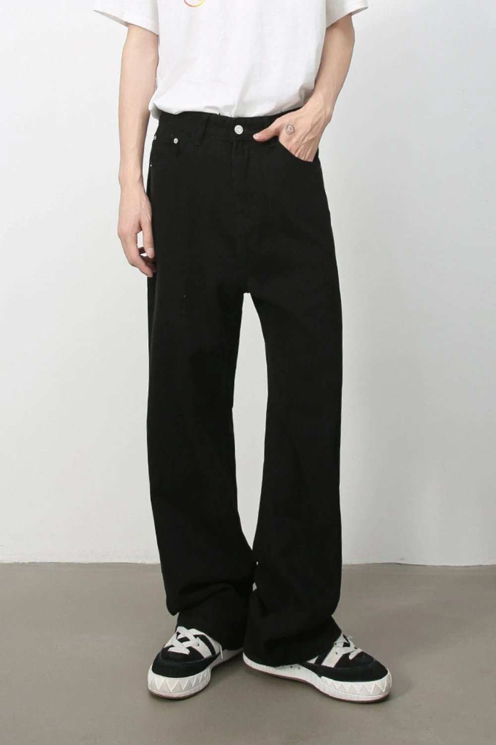 Men's Baggy Jeans with Pockets - Trendsi - Flyclothing LLC