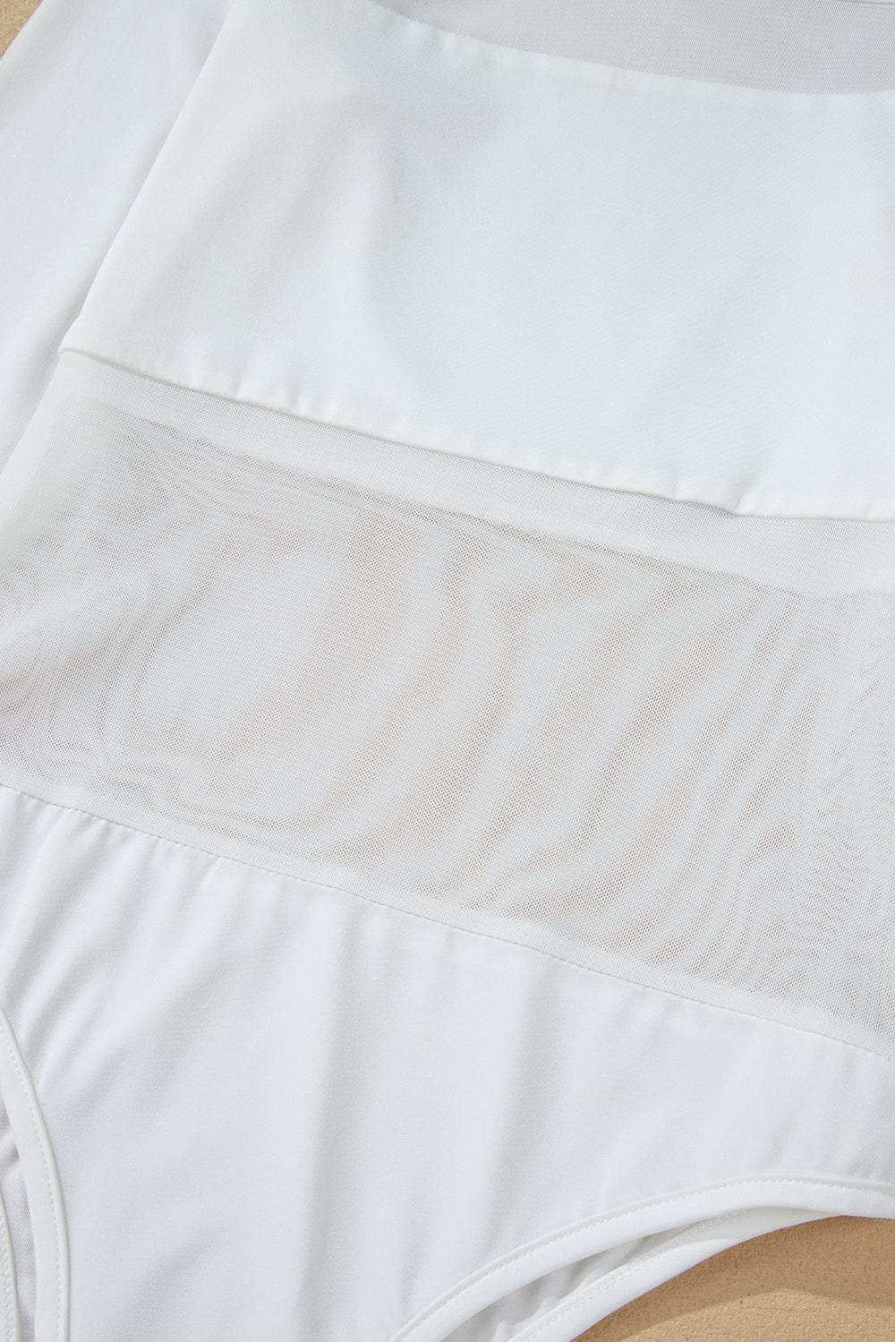 Round Neck Long Sleeve Bodysuit - Trendsi - Flyclothing LLC