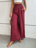 Perfee Wide Leg Pants with Pockets - Trendsi - Flyclothing LLC