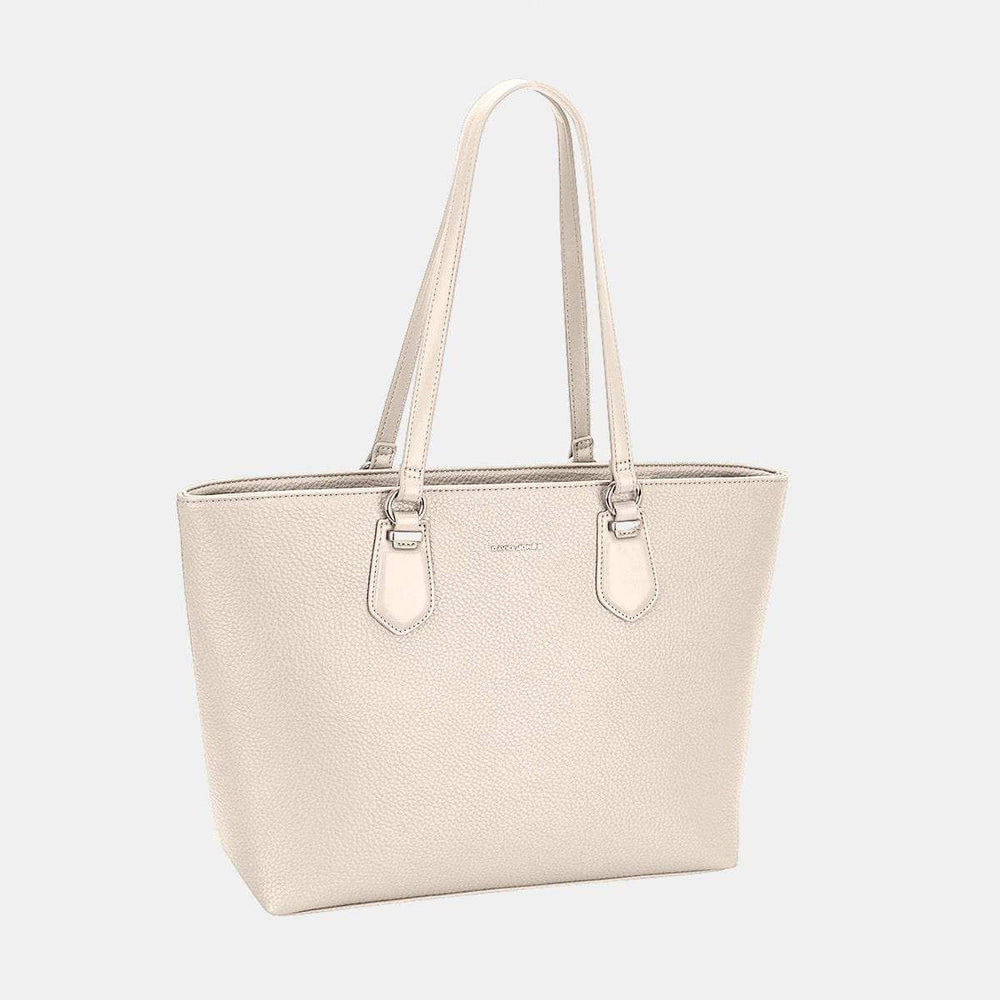 David Jones PU Leather Tote Bag - Trendsi - Flyclothing LLC