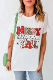Letter Graphic Round Neck Short Sleeve T-Shirt - Trendsi - Flyclothing LLC