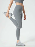 Millennia Wide Waistband Active Leggings - Trendsi - Flyclothing LLC