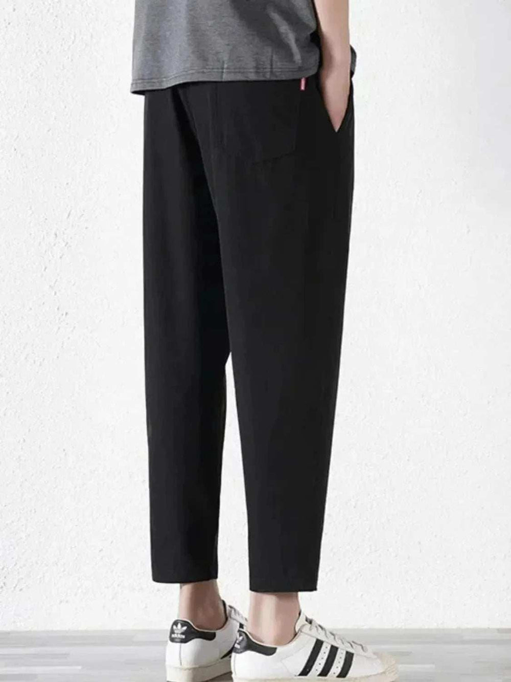 Men's Plus Size Drawstring Pants with Pockets - Trendsi - Flyclothing LLC