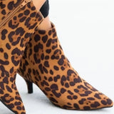 Point Toe Kitten Heels Boots - Trendsi - Flyclothing LLC