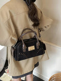 Vintage Top Handle Crossbody Bag - Trendsi - Flyclothing LLC