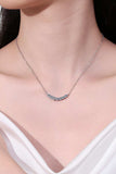 1.4 Carat Moissanite 925 Sterling Silver Necklace - Trendsi - Flyclothing LLC
