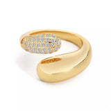 18K Gold-Plated Open Ring - Trendsi - Flyclothing LLC