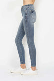 Judy Blue Full Size Tummy Control Contrast Wash Skinny Jeans - Trendsi - Flyclothing LLC