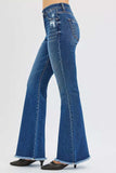 RISEN High Rise Flare Jeans - Trendsi - Flyclothing LLC