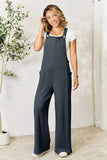 Double Take Full Size Wide Strap Overall with Pockets - Trendsi - Flyclothing LLC