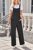 Lovelet Square Neck Wide Strap Overalls with Pockets - Trendsi - Flyclothing LLC