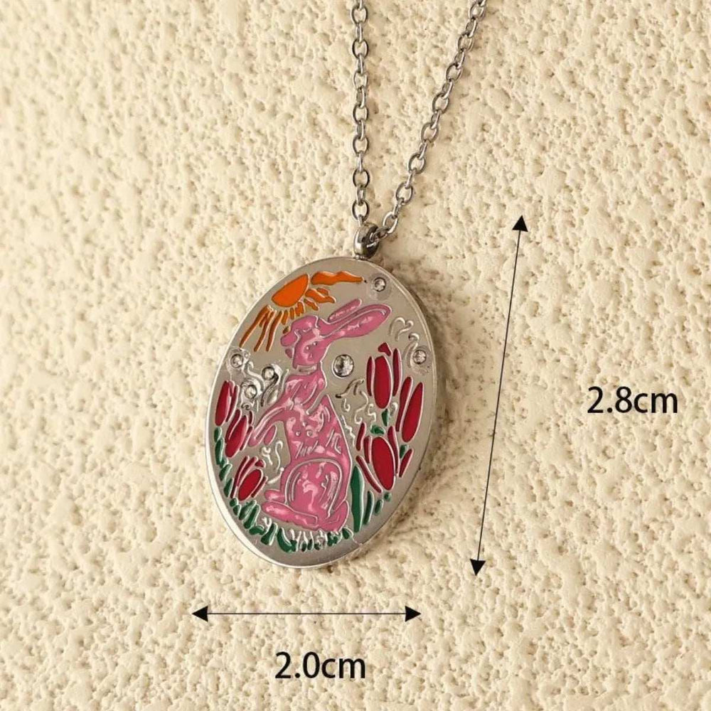 Stainless Steel Pendant Necklace - Trendsi - Flyclothing LLC