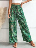 Printed Wide Leg Pants - Trendsi - Flyclothing LLC