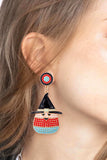 Witch's Hat Shape Synthetic Pearl Dangle Earrings - Trendsi - Flyclothing LLC