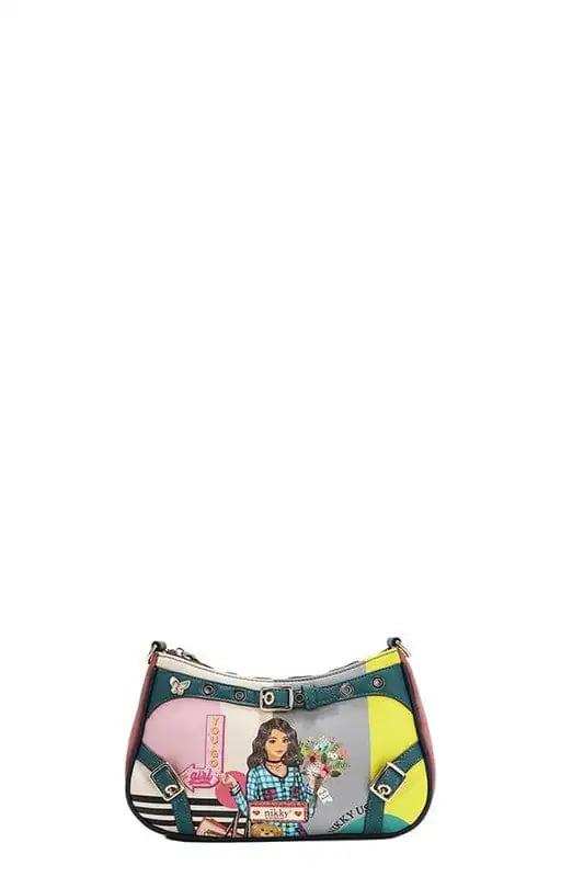 Nicole Lee USA Crescent Shaped Crossbody Bag - Trendsi - Flyclothing LLC