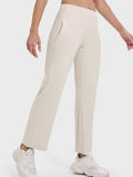 Pocketed High Waist Active Pants - Trendsi - Flyclothing LLC