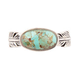 Feather Sterling Silver and Blue Turquoise Ring - Barse Jewelry - Flyclothing LLC