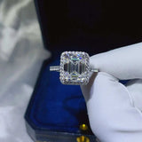 5 Carat Moissanite 925 Sterling Silver Ring - Trendsi - Flyclothing LLC