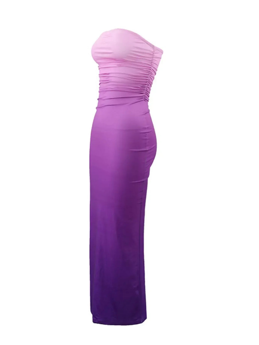 Gradient Tube Bodycon Midi Dress - Trendsi - Flyclothing LLC