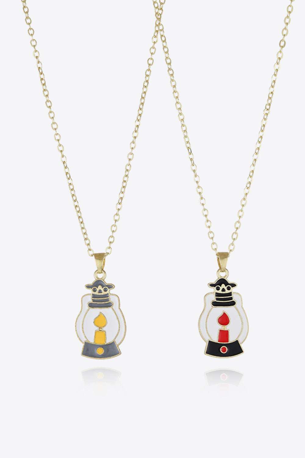 Two-Piece Halloween Theme Necklace Set - Trendsi - Flyclothing LLC