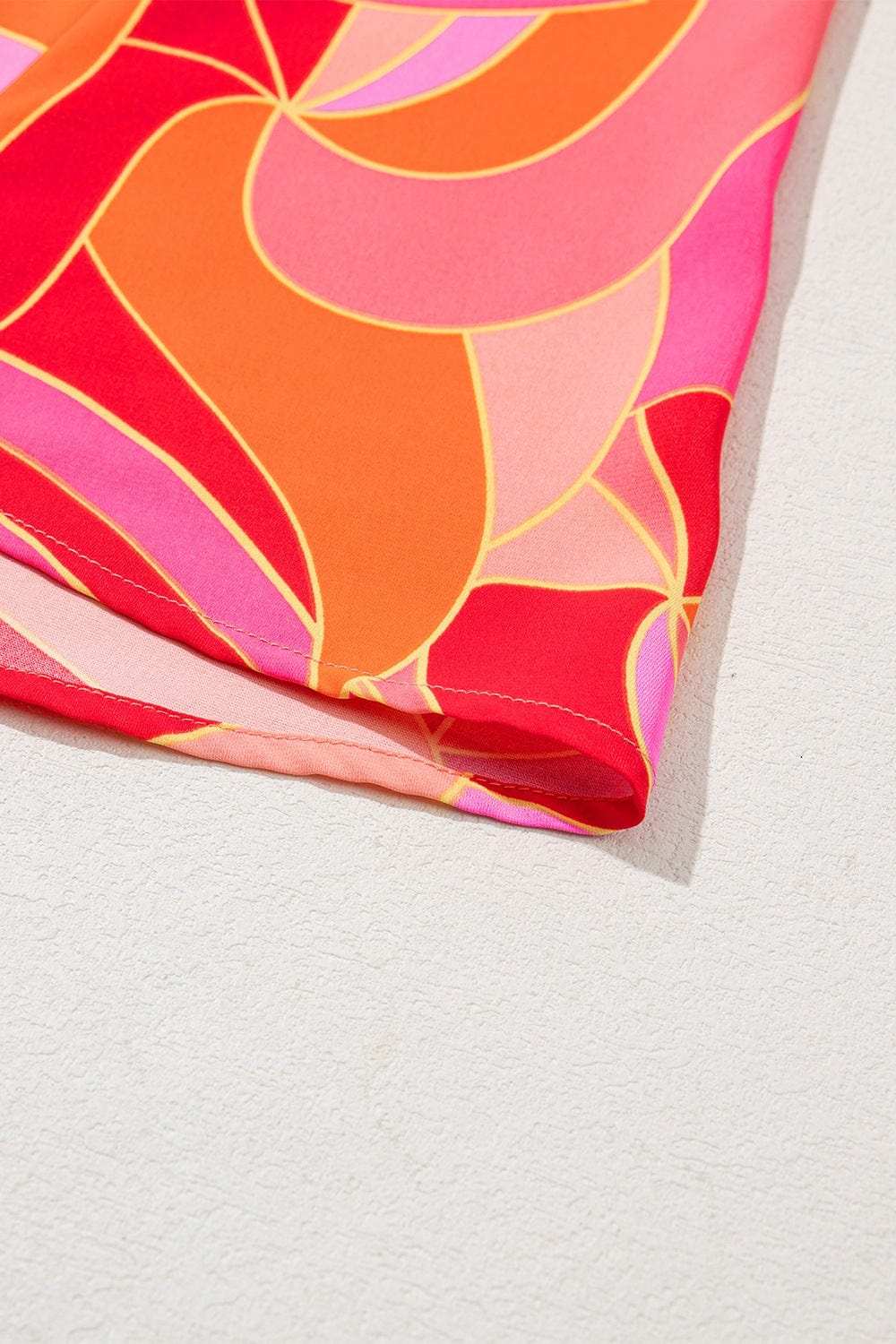 Contrast Grecian Neck Maxi Dress - Trendsi - Flyclothing LLC