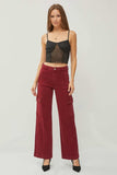 RISEN Full Size High Rise Wide Leg Cargo Jeans - Trendsi - Flyclothing LLC