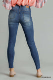 Umgee Distressed Skinny Jeans with Pockets - Trendsi - Flyclothing LLC