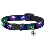 Cat Collar Breakaway - Laser Eye Cats in Space - Buckle-Down - Flyclothing LLC