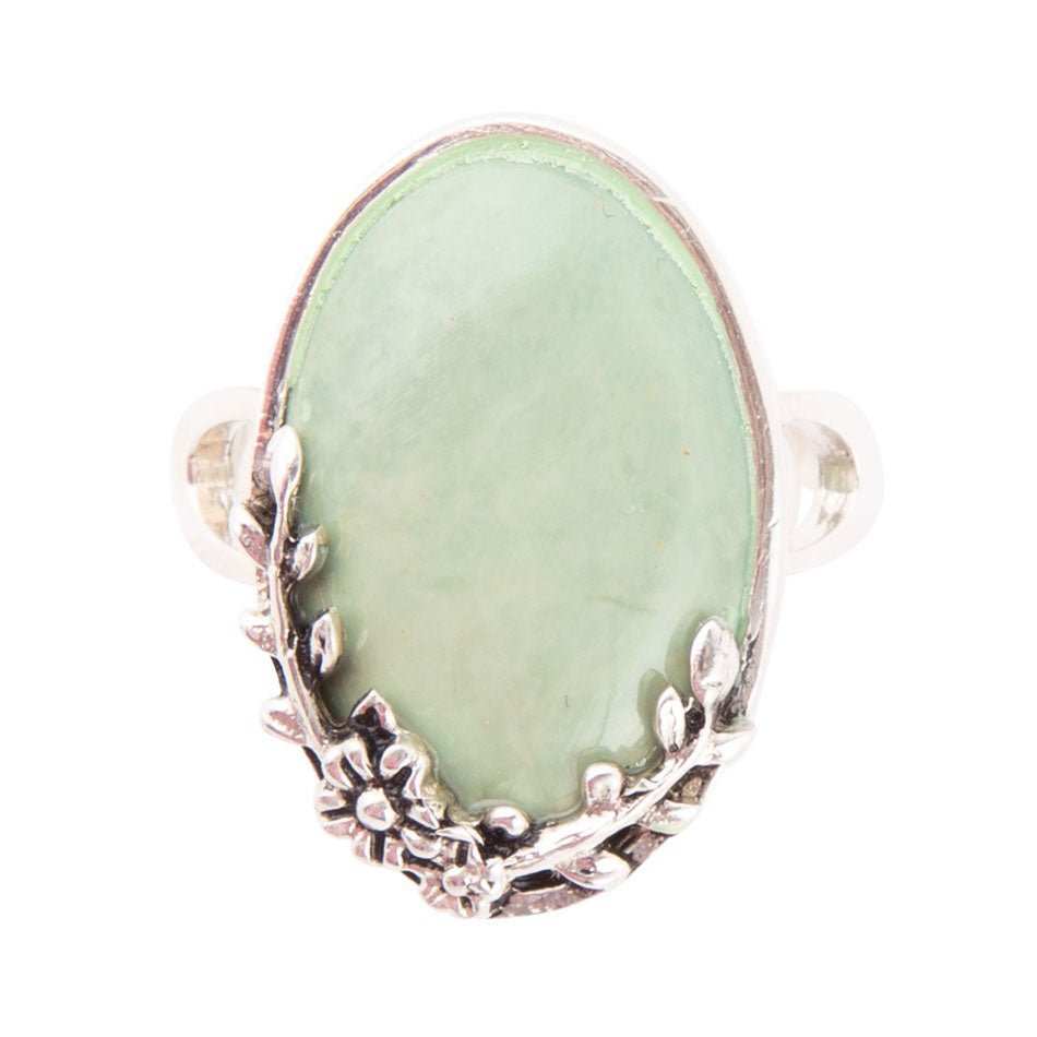 Floral Green Turquoise and Sterling Silver Ring - Barse Jewelry - Flyclothing LLC
