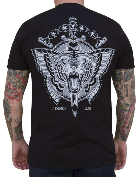 Black Market Art Company Flying Tiger Men's T-Shirt - Black Market Art Company - Flyclothing LLC