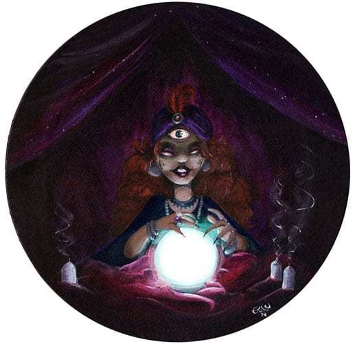 Black Market Art Company Fortune Teller Print - Black Market Art Company - Flyclothing LLC