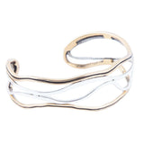 Fresh Two Toned Sterling Silver and Bronze Cuff Bracelet - Barse Jewelry - Flyclothing LLC