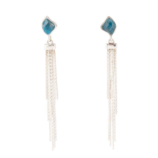 Fringed Apatite Earrings - Barse Jewelry - Flyclothing LLC