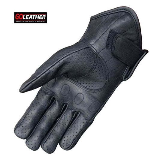 GO24 Perforated Glove with Rubber Knuckles - GoLeather - Flyclothing LLC