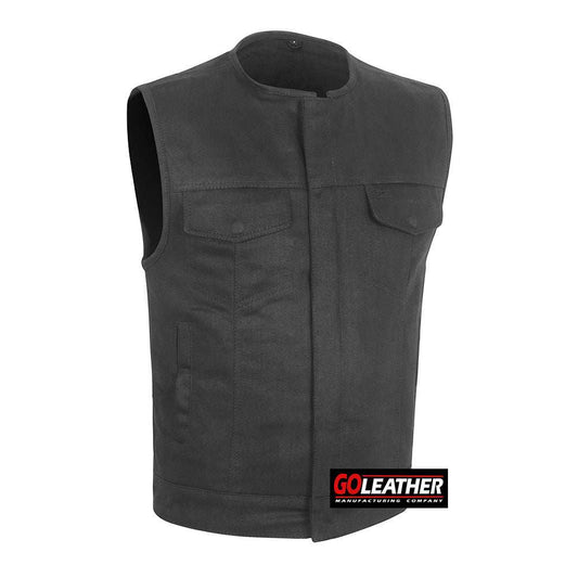 Dark Reign - Unlined Denim /Rolled Collar - GoLeather - Flyclothing LLC
